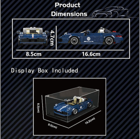 Mould King Τουβλάκια Αυτοκίνητο 911 Targa + για 8+ Ετών 381τμχ