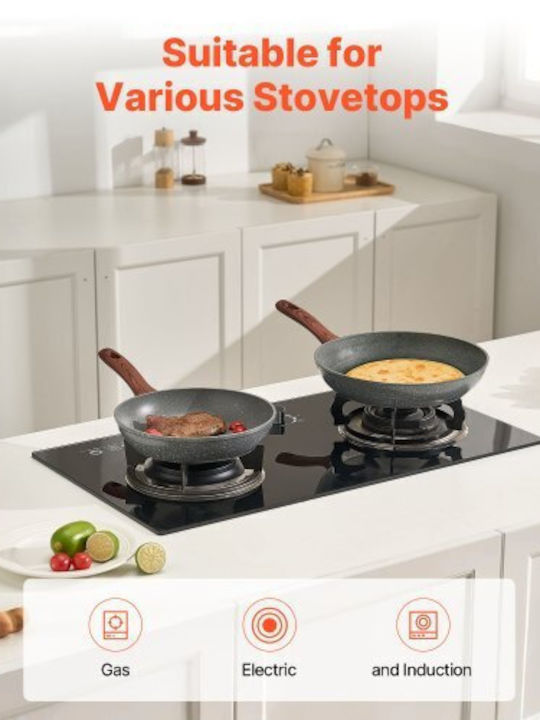 Vevor Aluminum Pans Set with Non-stick Coating 3pcs