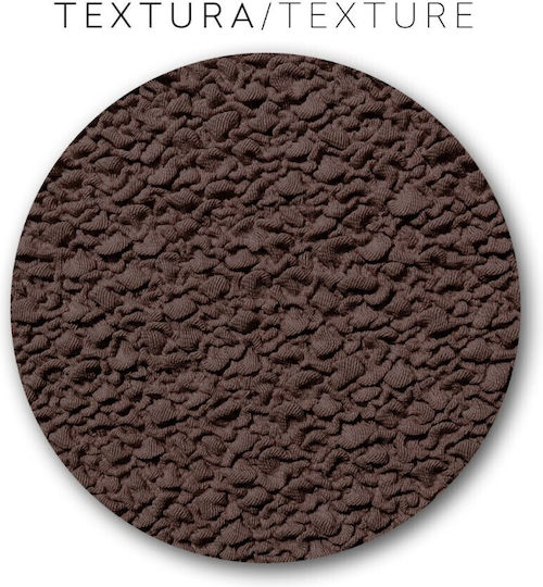Eysa Premium Roc Ελαστικό Κάλυμμα Πενταθέσιου Καναπέ C/07 Brown 250εκ.