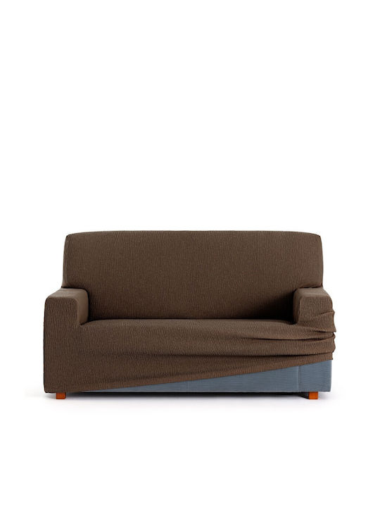 Eysa Еластичен Калъф За 2-местен диван C/7 Brown 140εκ. 1бр F721497