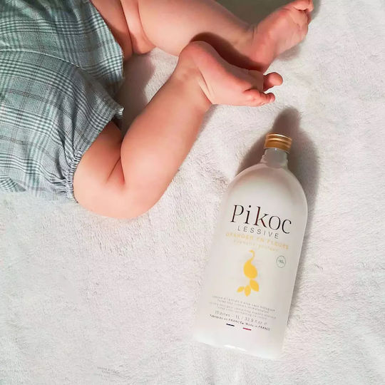 Pikoc Liquid Detergent for Sensitive, Coloreds & Whites Clothes 1lt (30 Measuring Cups)