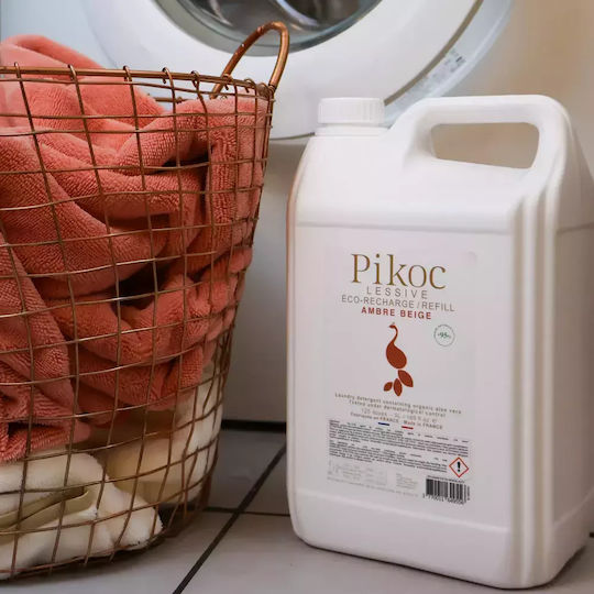 Pikoc Lichid Detergent pentru Sensibil, Culori & Alb Haine 5lt (125 Cupe de măsurare)