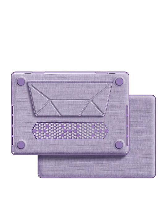 Avizar Macbook Pro 16" Stoffhülle Faltbarer Magnetischer Ständer Lavendel