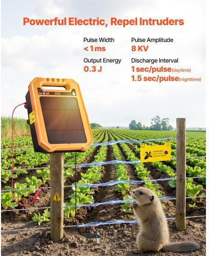 Vevor Solar Light with Green Light IP65 28cmx20cmx25cmcm