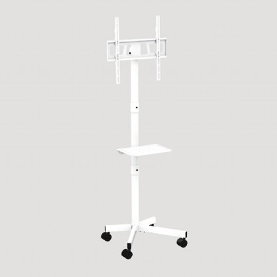 Gembird TVS-55T-03-W Βάση Τηλεόρασης Δαπέδου έως 55" Λευκό
