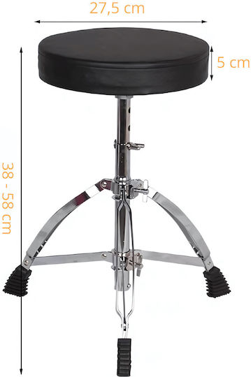 NN Dt1 Drum Throne Ρυθμιζόμενο Μ36xΠ36cm