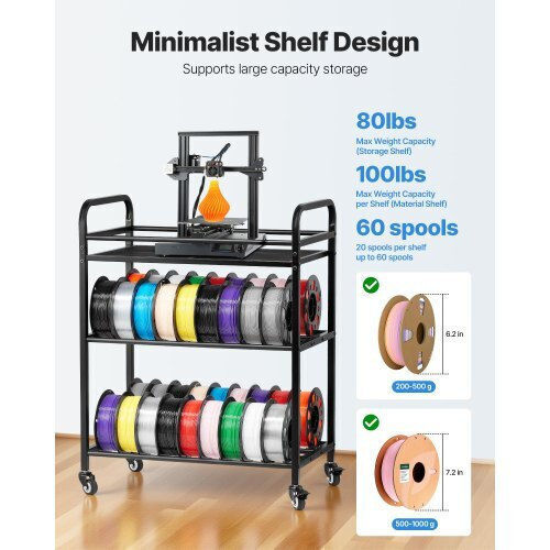Vevor Filament Dryer Box με Χωρητικότητα 1 Καρουλιού και Οθόνη Ενδείξεων 3DDYSNJYDSSCCI04J001V0