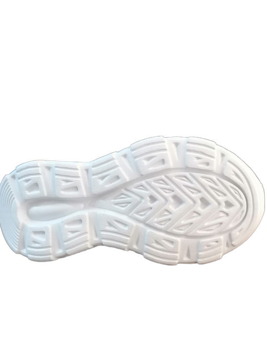 Kids Sneakers with Scratch & Lights White