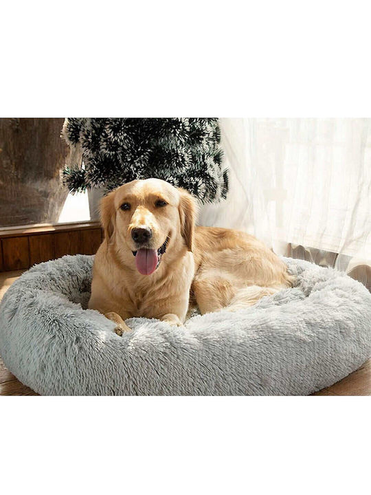 Fluffy Μαξιλάρι Σκύλου Γκρι 80x80εκ. Fluffy Μαξιλάρι Σκύλου Γκρι 80x80εκ.