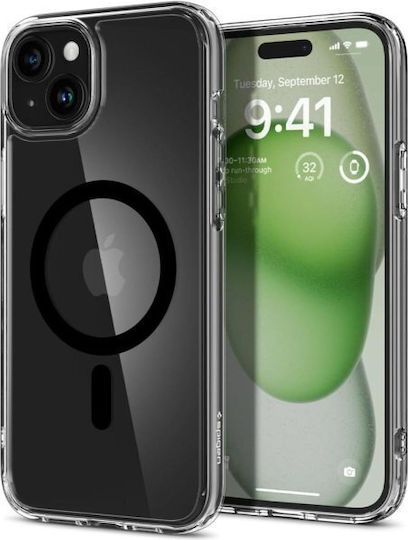 Spigen Ultra Hybrid MagFit Back Cover Πλαστικό 2mm Μαύρο (iPhone 15)