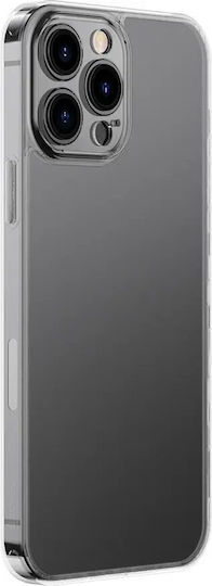 Baseus Frosted Glass Back Cover Silicon Transparent (iPhone 13 Pro Max)