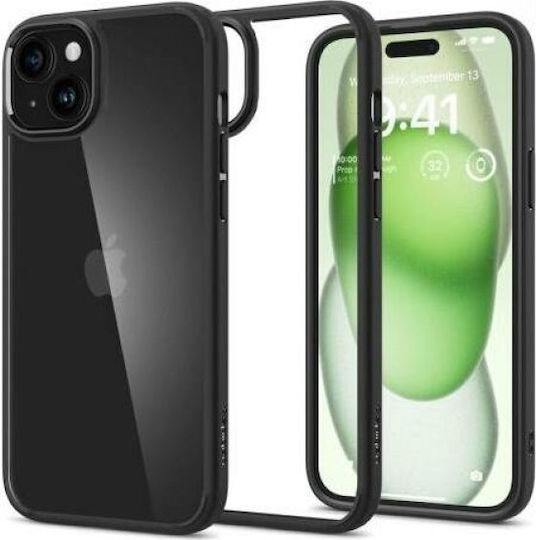 Spigen Ultra Hybrid Back Cover Plastic 2mm Matte Black (iPhone 15 Plus)