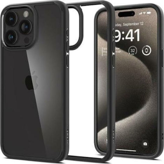 Spigen Ultra Hybrid Back Cover Plastic 2mm Matte Black (iPhone 15 Pro)