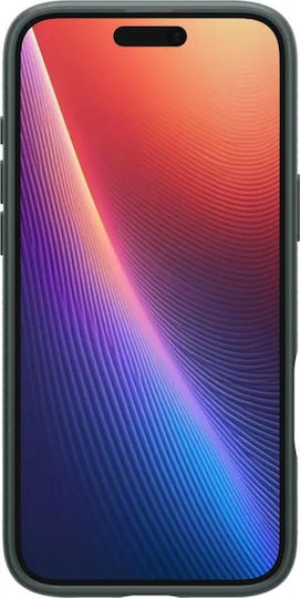 Spigen Liquid Air Заден Калъф Силикон Abyss Зелен (iPhone 16)