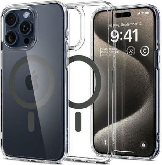 Spigen Ultra Hybrid MagFit Back Cover Πλαστικό 2mm Graphite (iPhone 15 Pro Max)