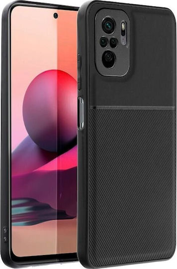 Forcell Noble Back Cover Σιλικόνης Μαύρο (Redmi Note 10 Pro)
