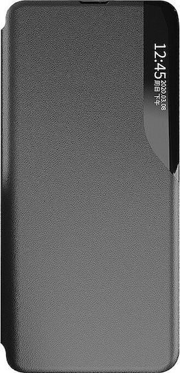 Ancus Smart Flip Book Δερματίνης Μαύρο (Realme GT2 Pro)