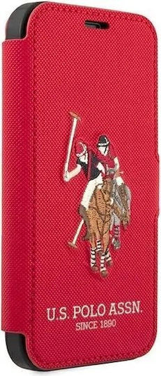 U.S. Polo Assn. Embroidery Collection Book Piele artificială Multicolor (iPhone 12 mini)