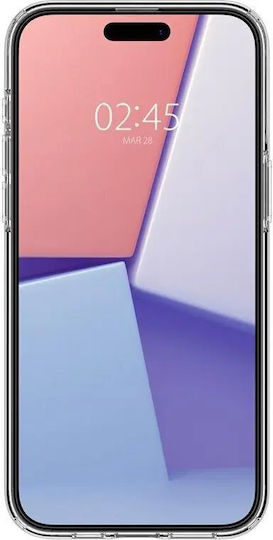 Spigen Crystal Flex Crystal Back Cover Σιλικόνης Διάφανο (iPhone 15 Pro)