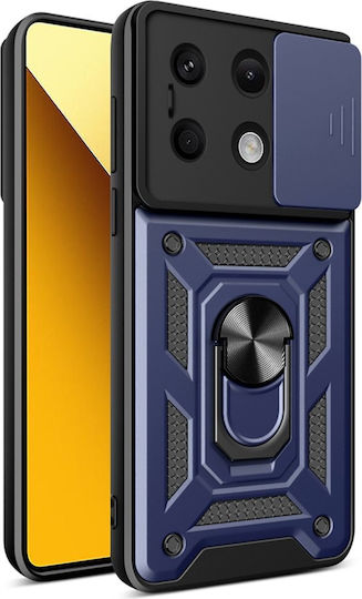 Techsuit Camshield Back Cover Plastic / Silicon Albastru (Redmi Note 13 5G)