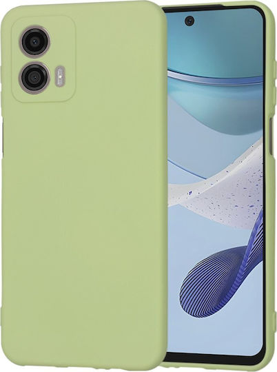 Techsuit Umschlag Rückseite Silikon Grün (Moto G53)