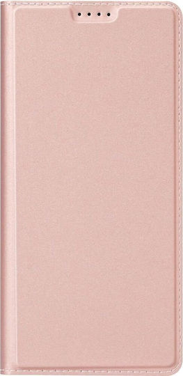 Dux Ducis Skin Pro Book Piele / Silicon Roz (Galaxy S25+)