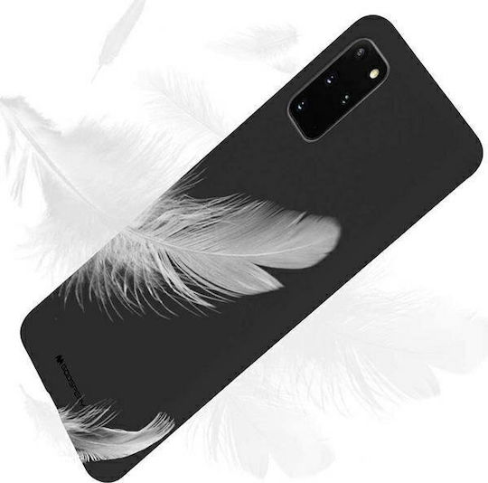 Mercury Soft Feeling Back Cover Σιλικόνης Μαύρο (Galaxy Note 20)