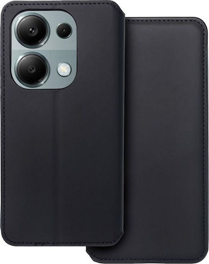 Dual Pocket Книга Пластмаса Черен (Redmi Note 13 Pro 4G / Poco M6 Pro 4G)