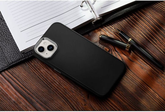 Frame Back Cover Silicone / Plastic Black (Redmi Note 13 Pro 4G / Poco M6 Pro 4G)