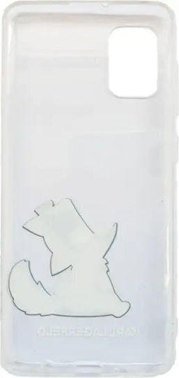 Karl Lagerfeld Choupette Fun Umschlag Rückseite Kunststoff Transparent (Galaxy A31)