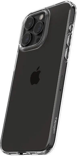 Spigen Crystal Flex Crystal Back Cover Σιλικόνης Διάφανο (iPhone 15 Pro Max)