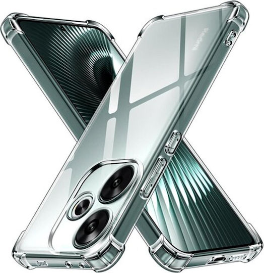 Techsuit Shockproof Clear Umschlag Rückseite Silikon Transparent (Xiaomi Redmi 13, Poco M6 4G)