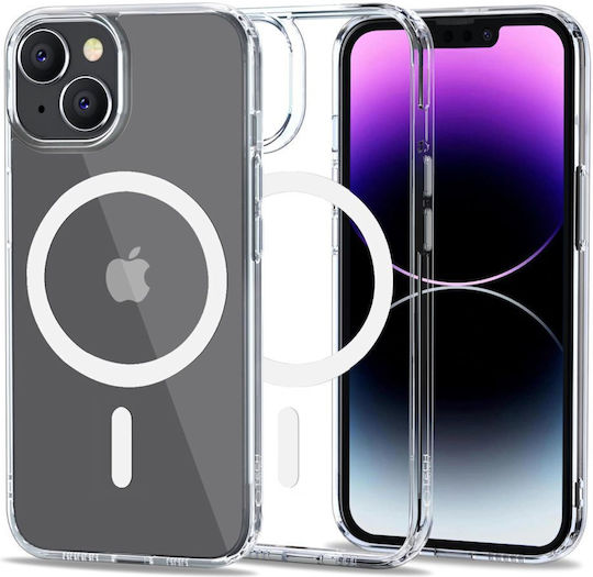 Tech-Protect Flexair Hybrid Magsafe Back Cover Silicone Transparent (iPhone 14)