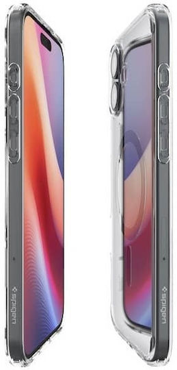 Spigen Ultra Hybrid MagFit Back Cover Plastic / Silicone 2mm Black (iPhone 16)