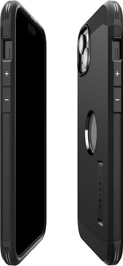 Spigen Tough Armor MagFit Back Cover Πλαστικό / Σιλικόνης 0.3mm Μαύρο (iPhone 15)
