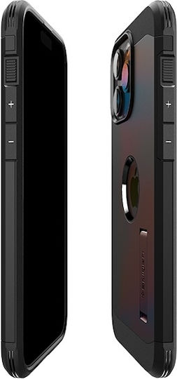 Spigen Tough Armor MagFit Back Cover Πλαστικό / Σιλικόνης 2mm Μαύρο (iPhone 15 Pro Max)