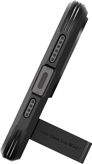 Spigen Tough Armor MagFit Back Cover Πλαστικό / Σιλικόνης 2mm Μαύρο (iPhone 15 Pro Max)