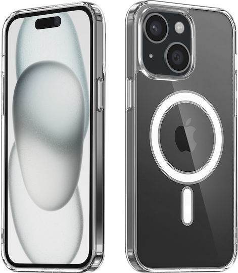 Techsuit Προστατευτική Back Cover Σιλικόνης Διάφανο (iPhone 15)
