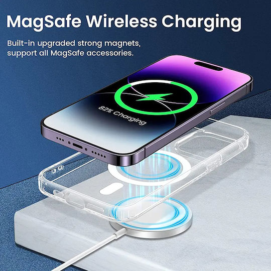 Techsuit Προστατευτική Back Cover Σιλικόνης Διάφανο (iPhone 15)