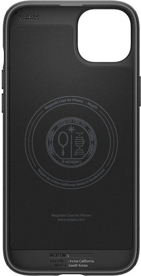 Spigen Mag Armor MagFit Back Cover Σιλικόνης Μαύρο (iPhone 15 Plus)