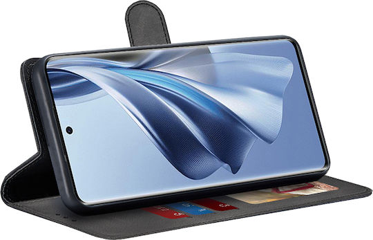 Techsuit Book Σιλικόνης Μαύρο (Oppo Reno10)