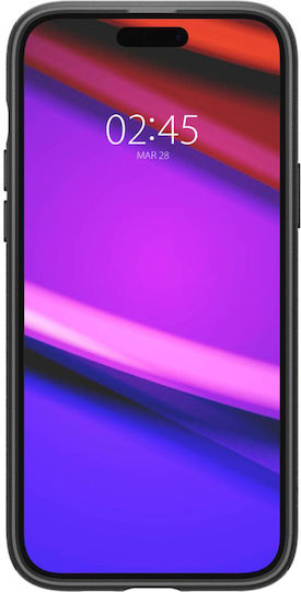 Spigen Mag Armor MagFit Back Cover Σιλικόνης Μαύρο (iPhone 15 Plus)