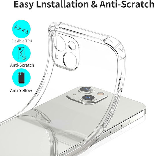 Techsuit Shockproof Clear Umschlag Rückseite Silikon Transparent (Motorola Edge 50 Fusion)