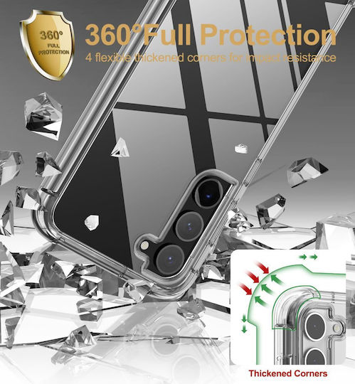 Tech-Protect С пълно покритие (360°) Aramid Fiber Прозрачен (Galaxy S23+)