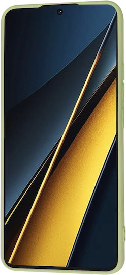 Techsuit Задна корица Силикон Зелен (Poco X6 Pro)