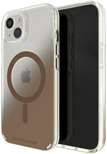 Gear4 Milan Magsafe Задна корица Пластмаса Златист (iPhone 13)