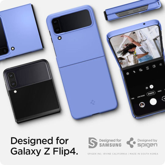 Spigen Airskin Back Cover Silicon Cornflower Blue (Galaxy Z Flip4)