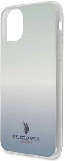 U.S. Polo Assn. Gradient Pattern Back Cover Σιλικόνης Μπλε (iPhone 11 Pro Max)