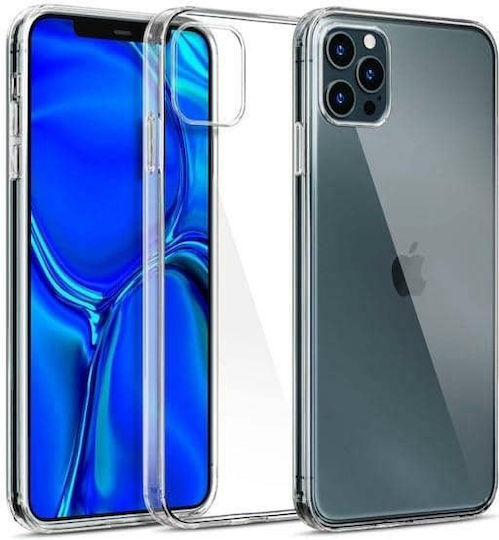 3MK Clear Задна корица Силикон 1.2мм Прозрачен (iPhone 12 Pro Max)