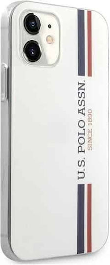 U.S. Polo Assn. Tricolor Back Cover Πλαστικό Λευκό (iPhone 12 mini)
